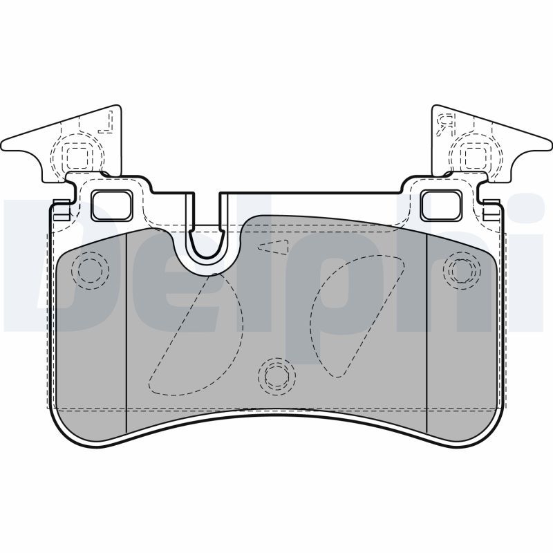 DELPHI LP2151 Brake Pad Set, disc brake