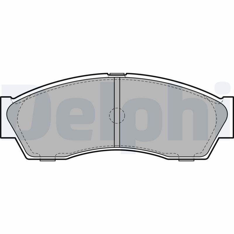 DELPHI LP2159 Brake Pad Set, disc brake