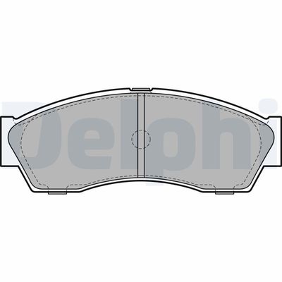 Brake Pad Set, disc brake DELPHI LP2159