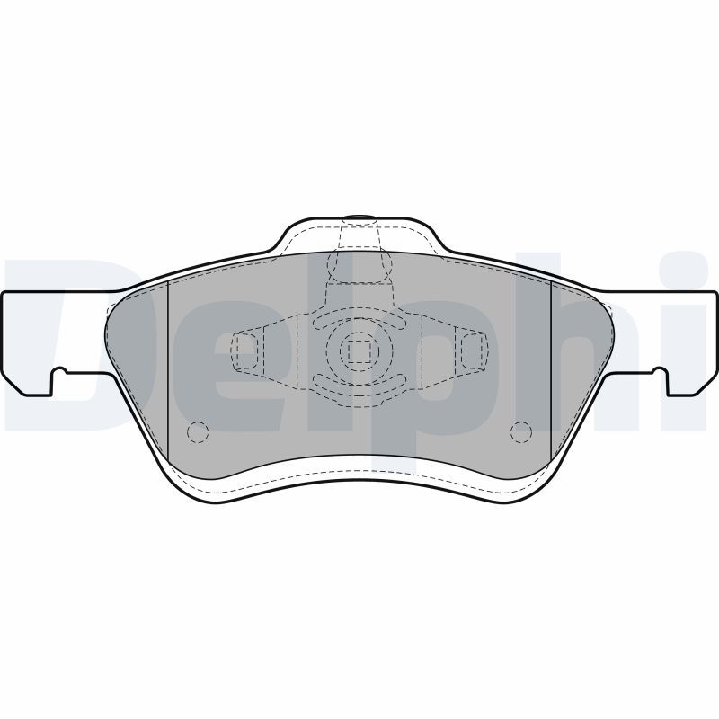 DELPHI LP2161 Brake Pad Set, disc brake