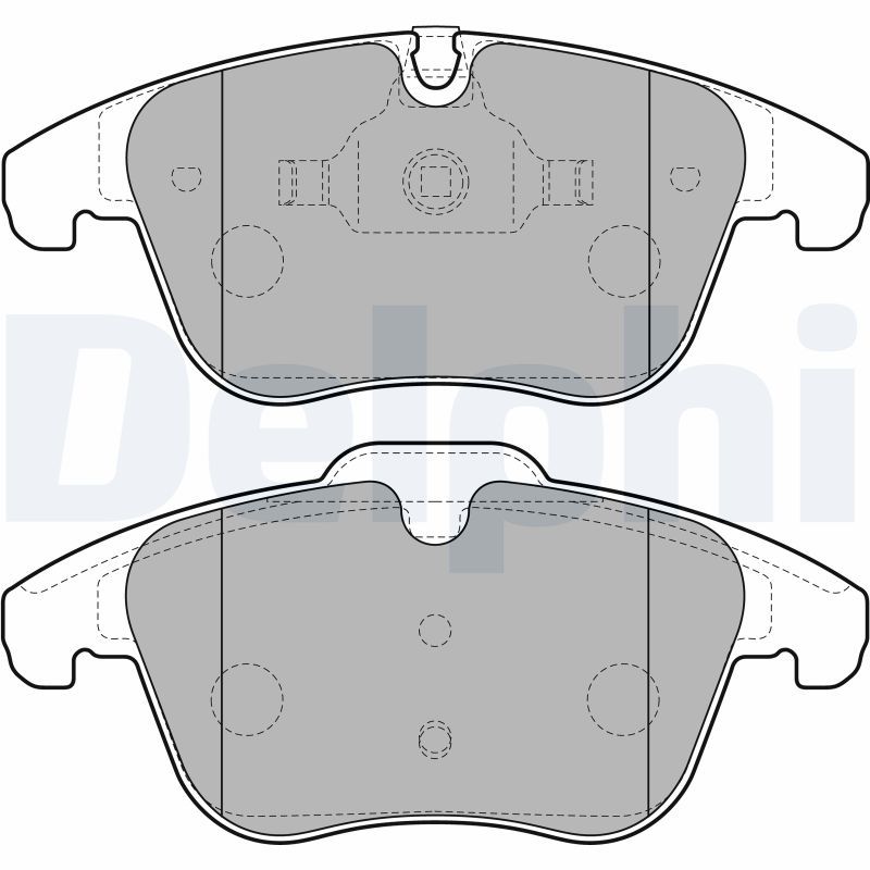 DELPHI LP2165 Brake Pad Set, disc brake
