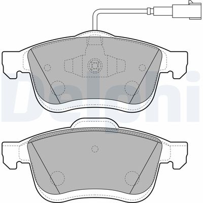 Brake Pad Set, disc brake DELPHI LP2168
