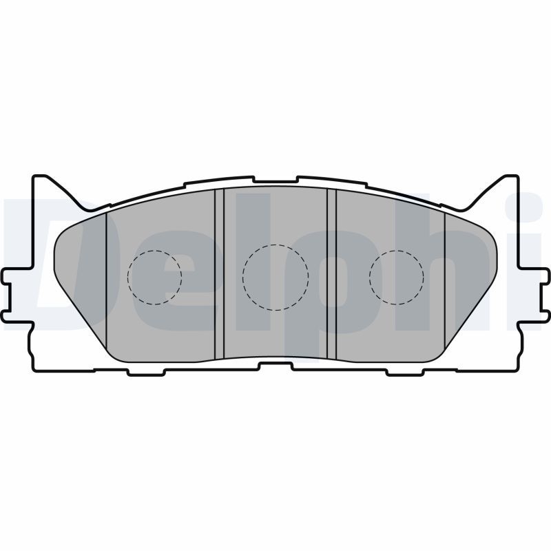 DELPHI LP2169 Brake Pad Set, disc brake