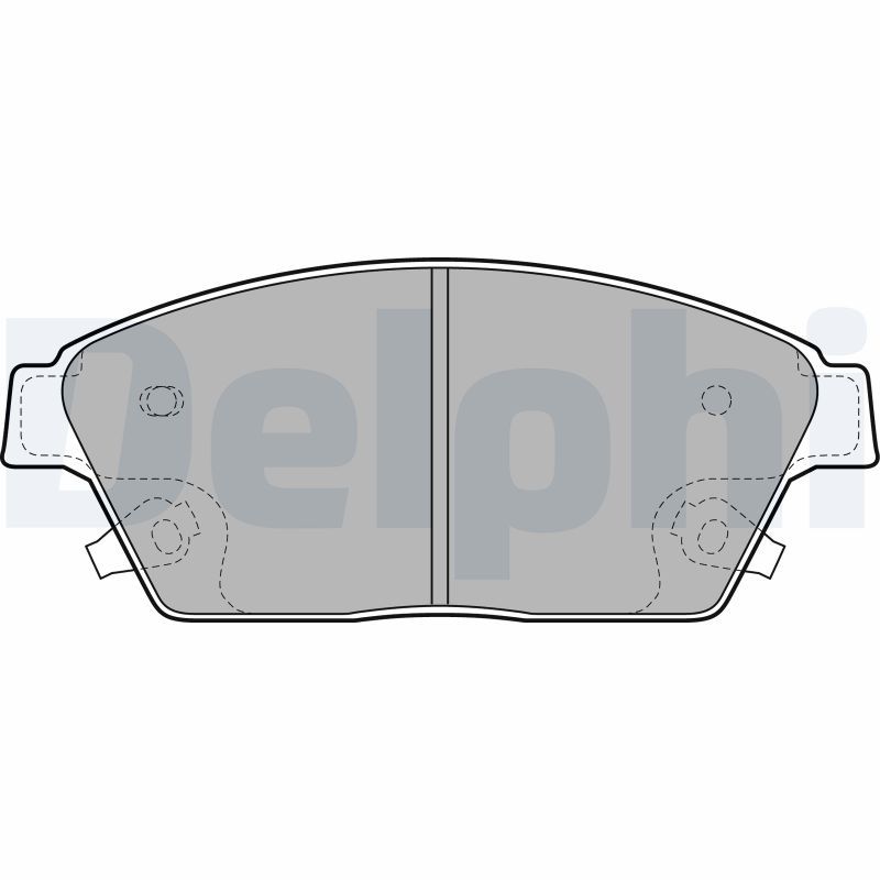 DELPHI LP2170 Brake Pad Set, disc brake
