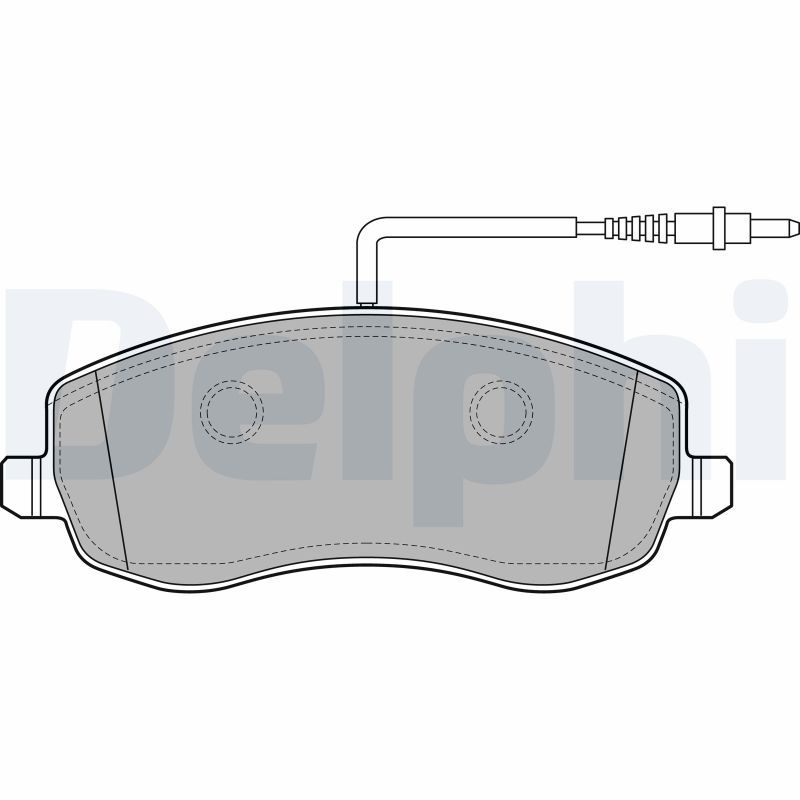 DELPHI LP2173 Brake Pad Set, disc brake
