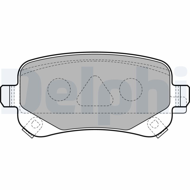 DELPHI LP2174 Brake Pad Set, disc brake