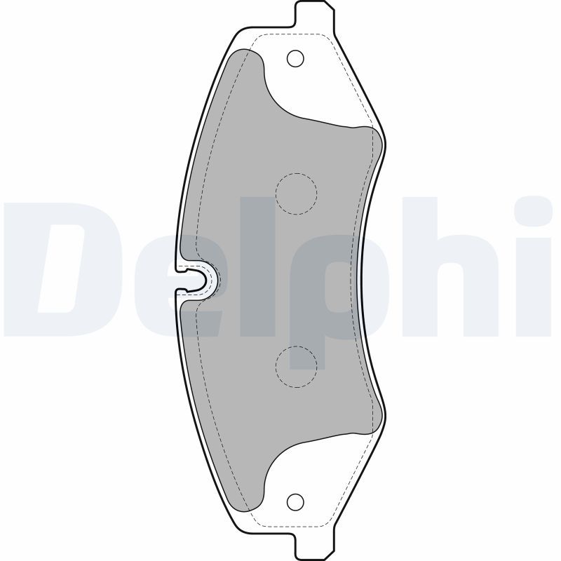DELPHI LP2176 Brake Pad Set, disc brake