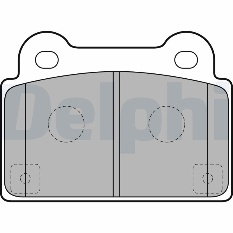 DELPHI LP2177 Brake Pad Set, disc brake