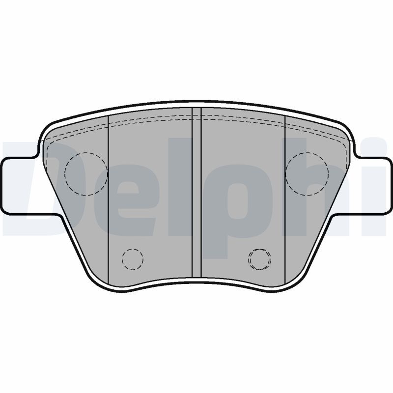DELPHI LP2178 Brake Pad Set, disc brake