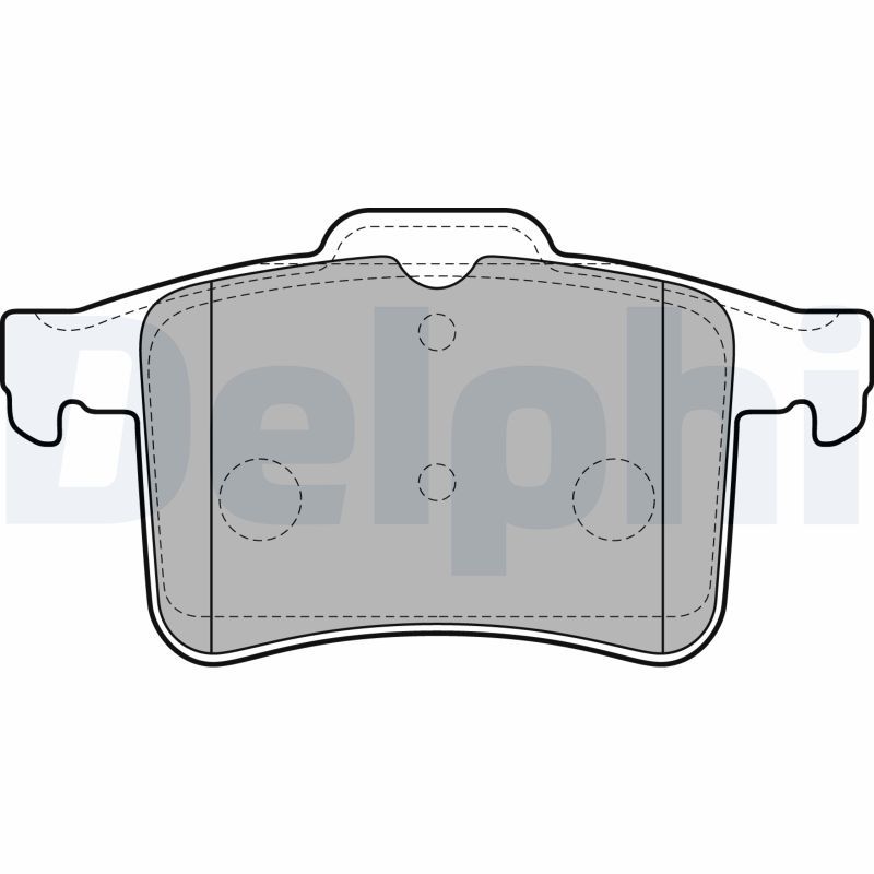DELPHI LP2179 Brake Pad Set, disc brake