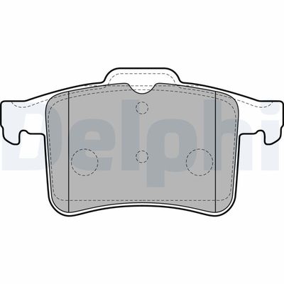 Brake Pad Set, disc brake DELPHI LP2179