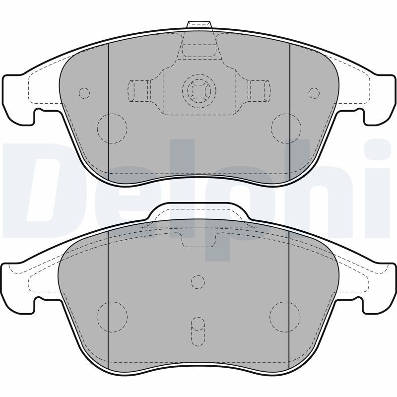 DELPHI LP2181 Brake Pad Set, disc brake