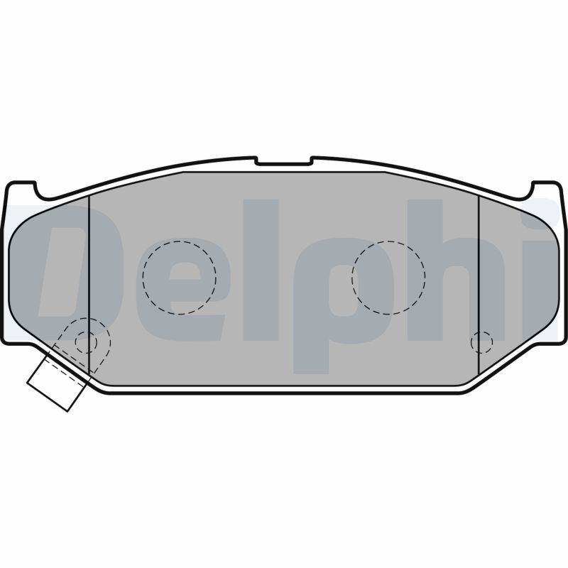 DELPHI LP2182 Brake Pad Set, disc brake