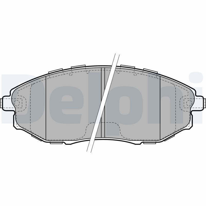 DELPHI LP2183 Brake Pad Set, disc brake