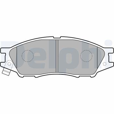 Brake Pad Set, disc brake DELPHI LP2184