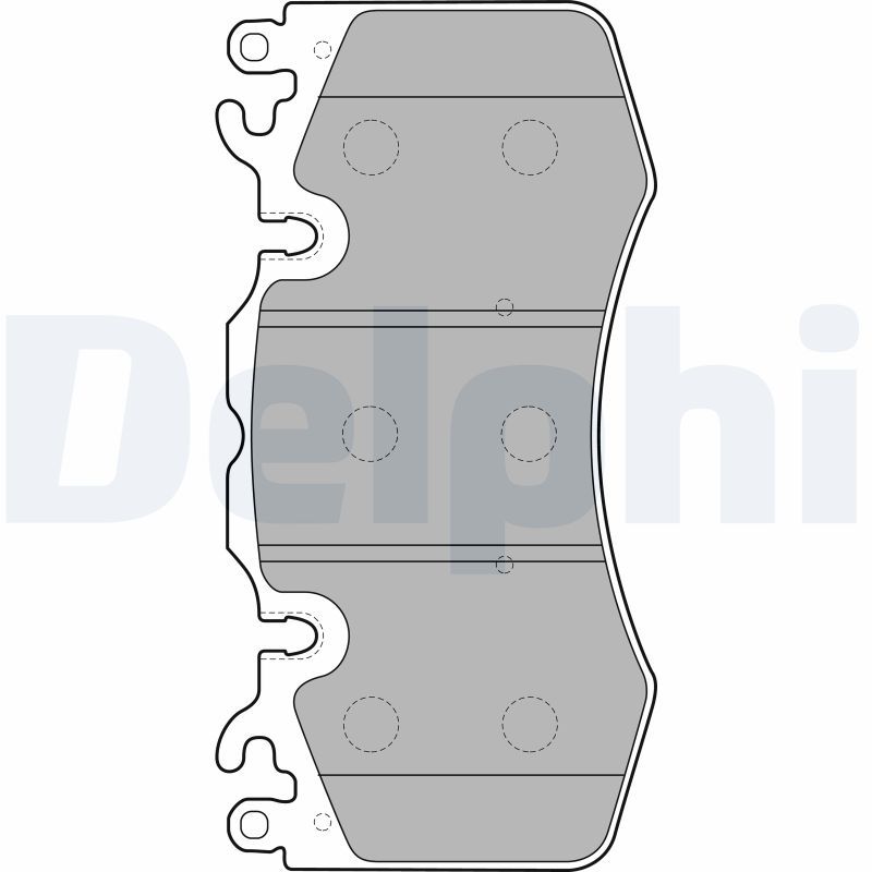 DELPHI LP2187 Brake Pad Set, disc brake