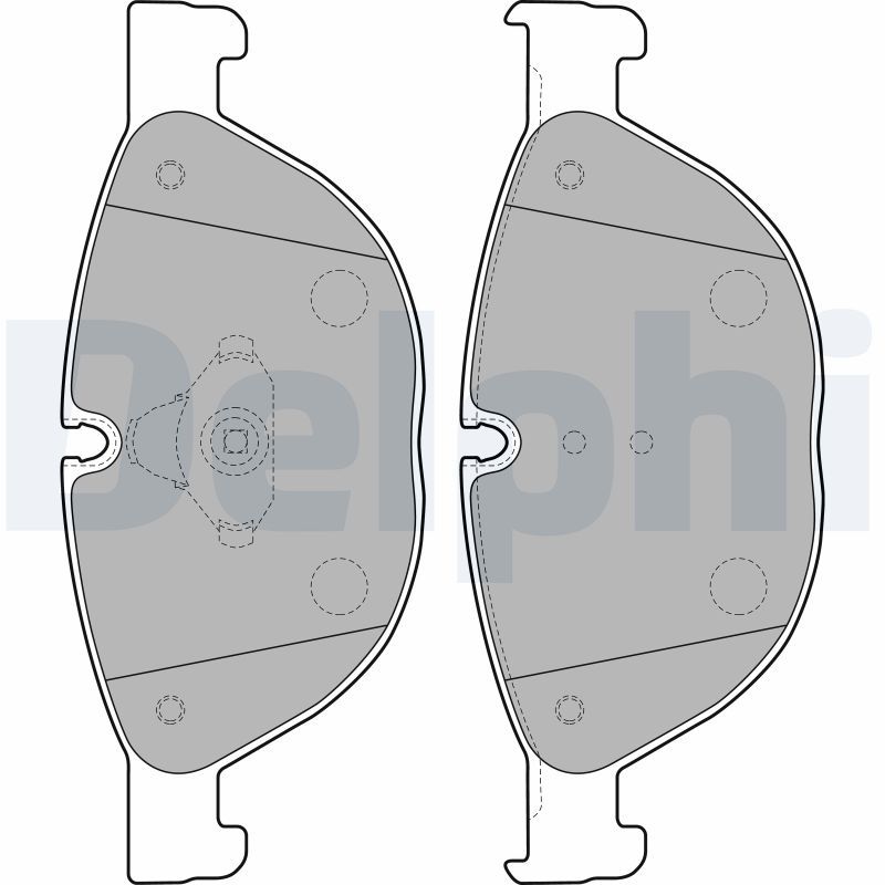 DELPHI LP2189 Brake Pad Set, disc brake