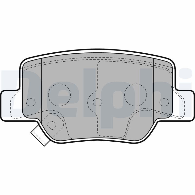 DELPHI LP2193 Brake Pad Set, disc brake