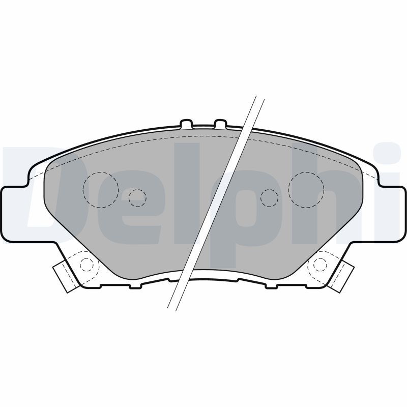 DELPHI LP2194 Brake Pad Set, disc brake