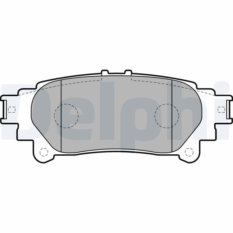 DELPHI LP2196 Brake Pad Set, disc brake
