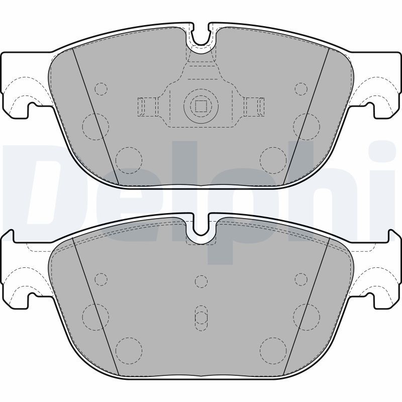 DELPHI LP2198 Brake Pad Set, disc brake