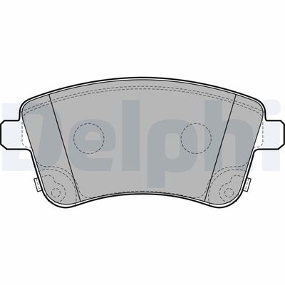 Brake Pad Set, disc brake DELPHI LP2203