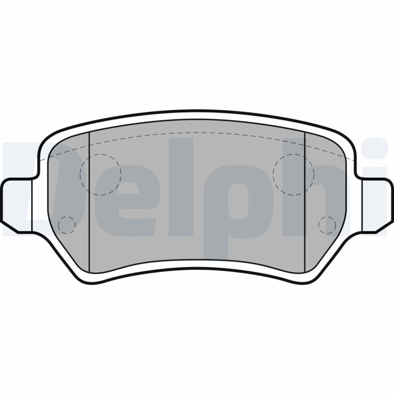 DELPHI LP2209 Brake Pad Set, disc brake