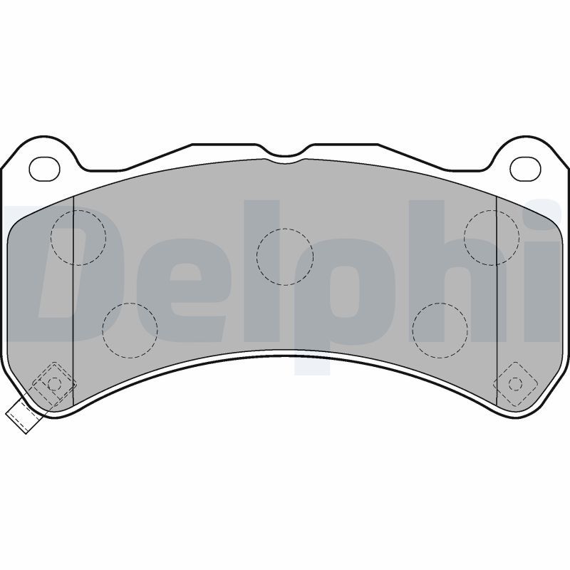 DELPHI LP2211 Brake Pad Set, disc brake