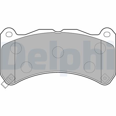 Brake Pad Set, disc brake DELPHI LP2211