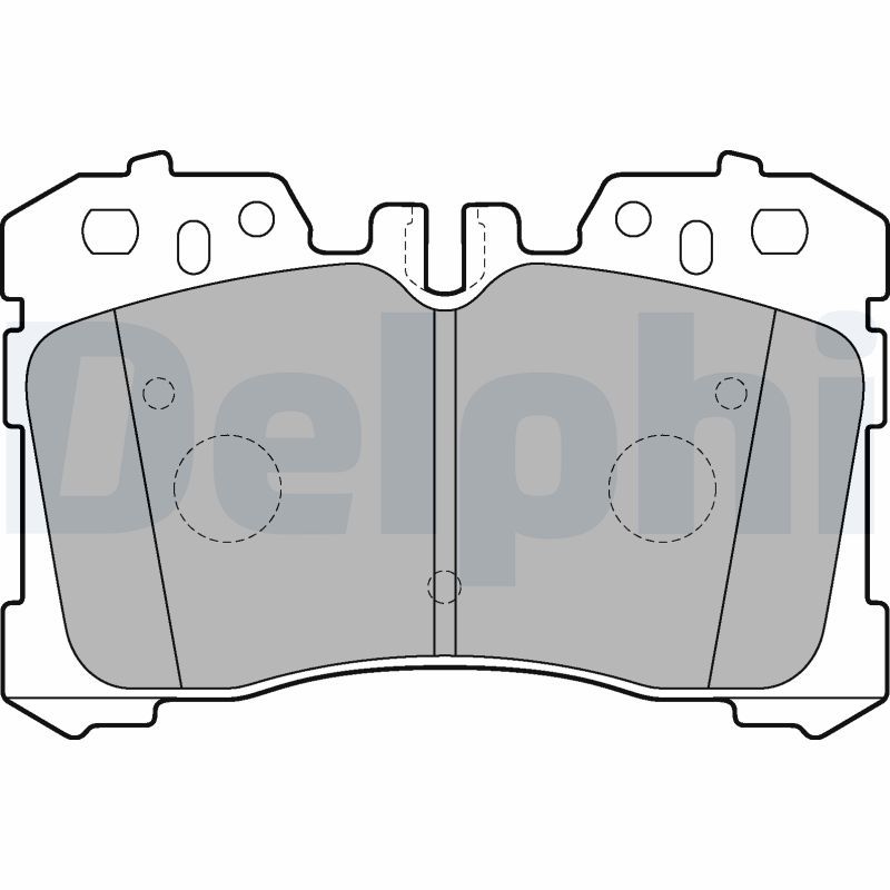 DELPHI LP2213 Brake Pad Set, disc brake