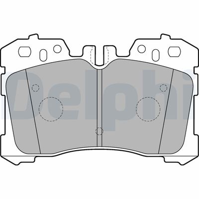 Brake Pad Set, disc brake DELPHI LP2213