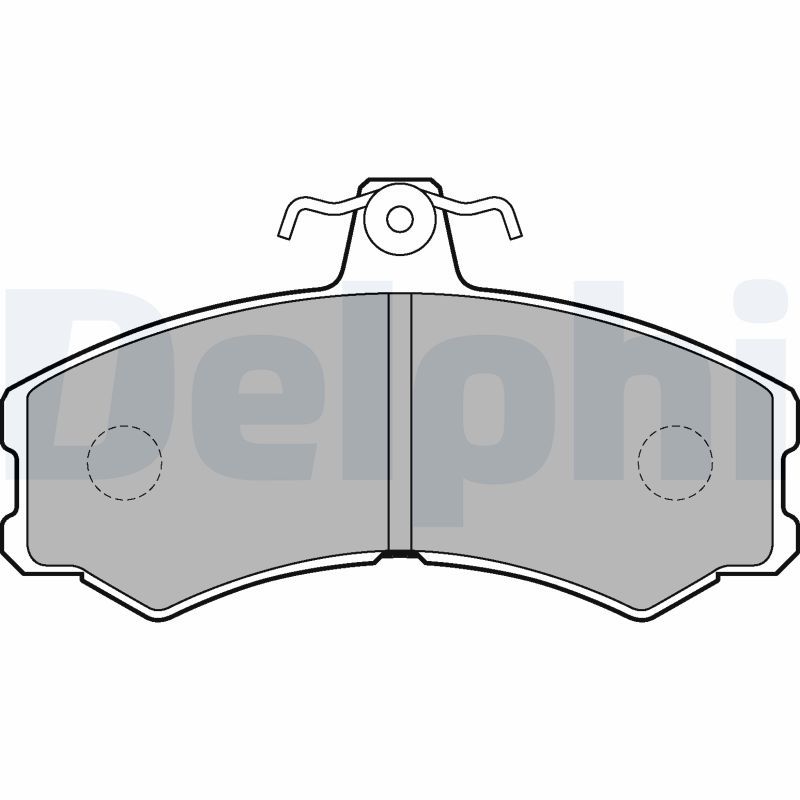 DELPHI LP2215 Brake Pad Set, disc brake