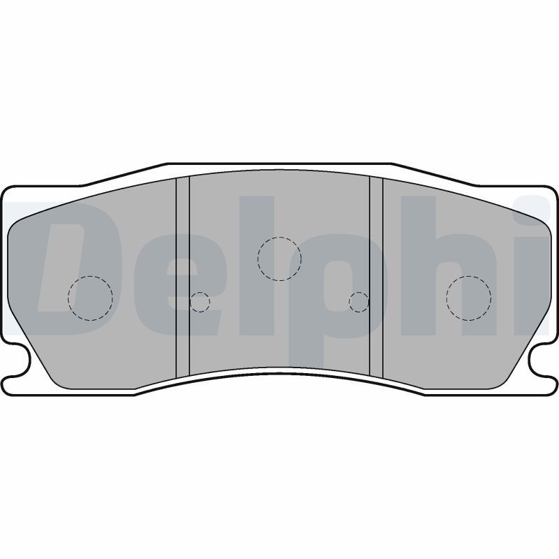 DELPHI LP2216 Brake Pad Set, disc brake