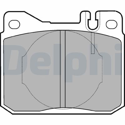 Brake Pad Set, disc brake DELPHI LP221