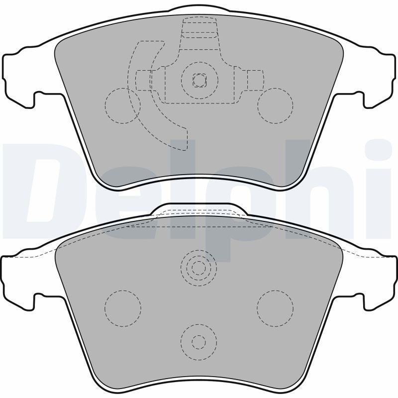 DELPHI LP2224 Brake Pad Set, disc brake