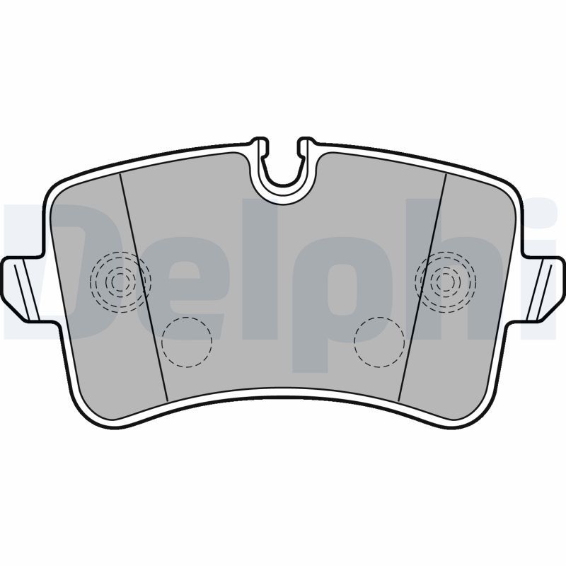 DELPHI LP2226 Brake Pad Set, disc brake