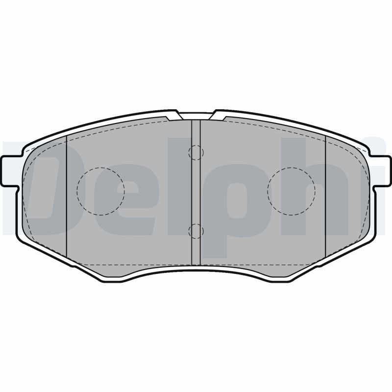 DELPHI LP2227 Brake Pad Set, disc brake