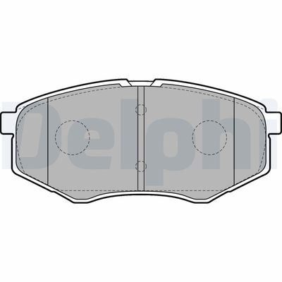 Brake Pad Set, disc brake DELPHI LP2227