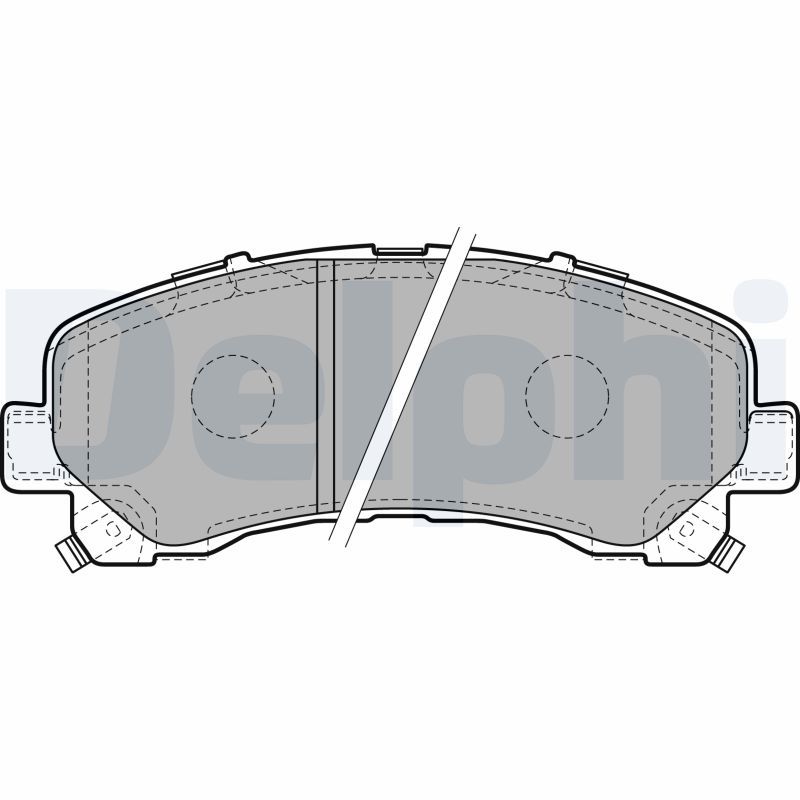 DELPHI LP2229 Brake Pad Set, disc brake