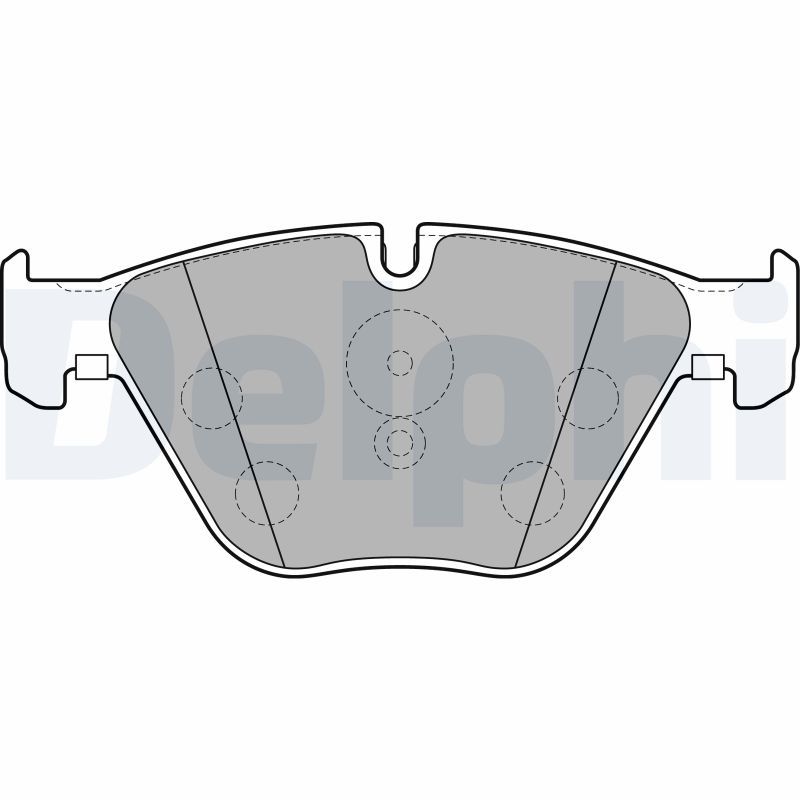DELPHI LP2245 Brake Pad Set, disc brake