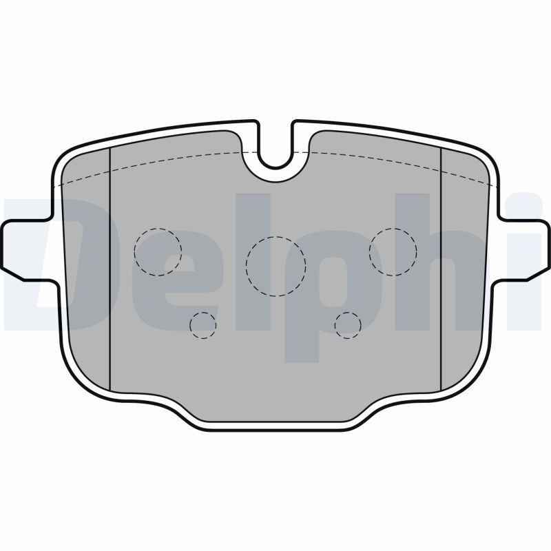 DELPHI LP2246 Brake Pad Set, disc brake