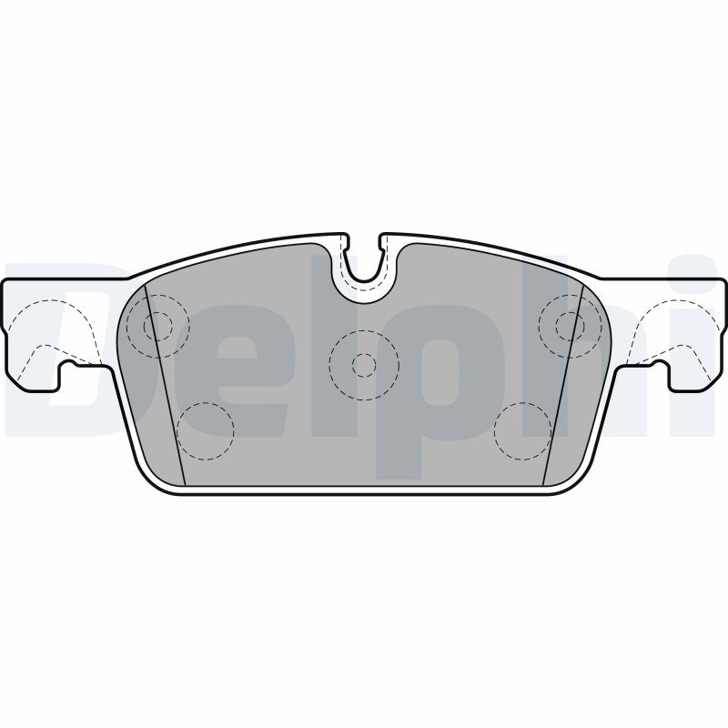 DELPHI LP2248 Brake Pad Set, disc brake