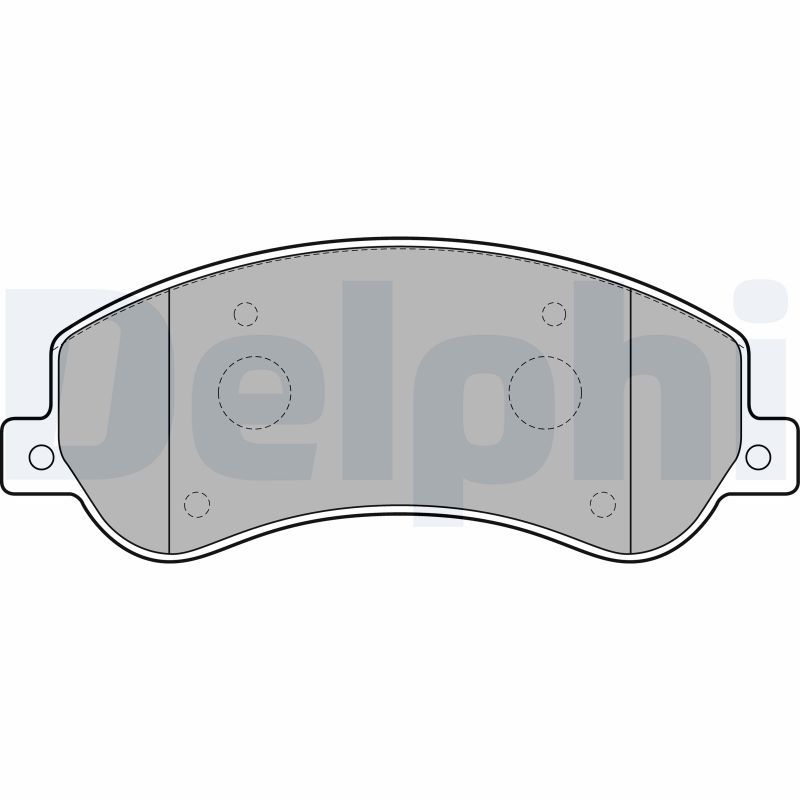 DELPHI LP2257 Brake Pad Set, disc brake