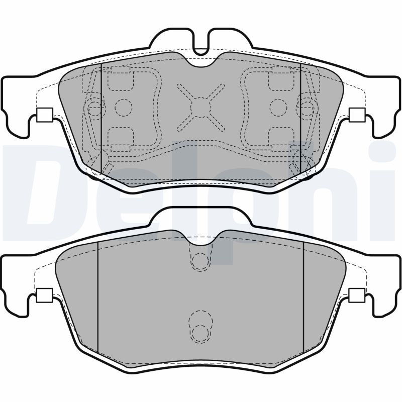 DELPHI LP2259 Brake Pad Set, disc brake