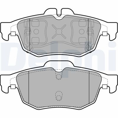 Brake Pad Set, disc brake DELPHI LP2259