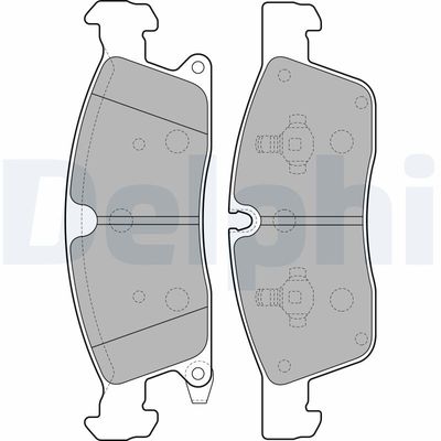 Brake Pad Set, disc brake DELPHI LP2275
