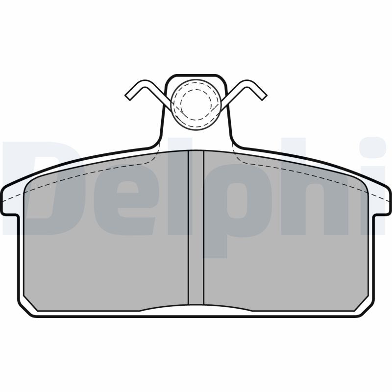 DELPHI LP2281 Brake Pad Set, disc brake