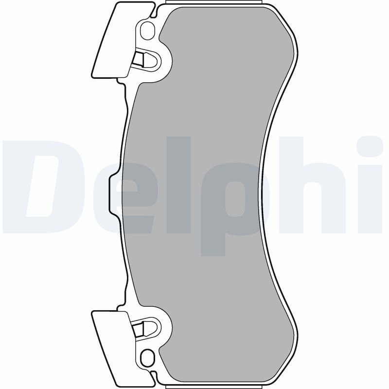 DELPHI LP2283 Brake Pad Set, disc brake