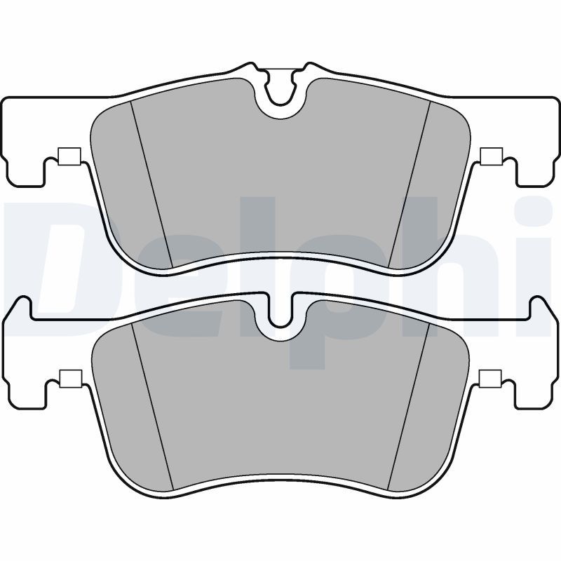DELPHI LP2284 Brake Pad Set, disc brake