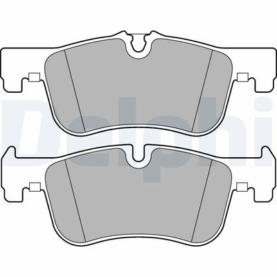 Brake Pad Set, disc brake DELPHI LP2284